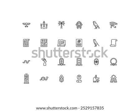 Hieroglyph icon, design, vector illustration
