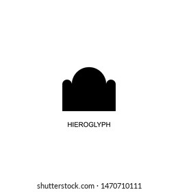 hieroglyph icon vector black design