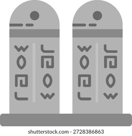 Hieroglyphe Linie Vektor Symbol Design