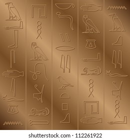 hieroglyphic background