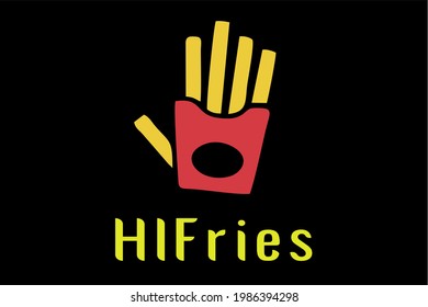 HIFRIES LOGO with potato chip blend 