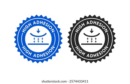 High Adhesion badge logo template illustration