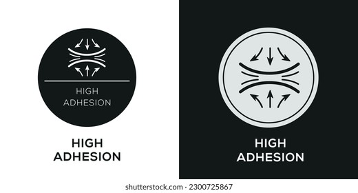 (High Adhesion) Icon, Vector sign. - Shutterstock ID 2300725867