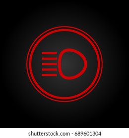 High beam sign