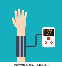 High Blood Pressure Concept Vector