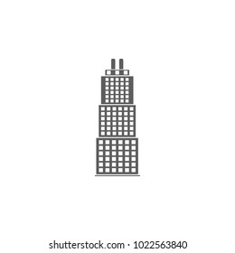 high building icon. Element of buildings for mobile concept and web apps. Icon for website design and development, app development. Premium icon on white background