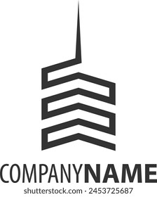 A High Building Line Logo