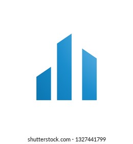 High building logo template vector icon design