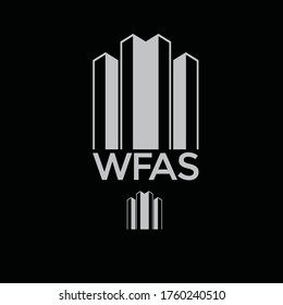 high building vector logo for the financial business