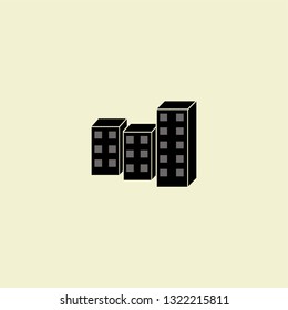 high buildings city vector