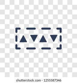High capacity color barcode icon. Trendy High capacity color barcode logo concept on transparent background from Artificial Intelligence collection