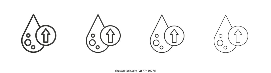 High cholesterol icon symbol. Vector isolated illustration.