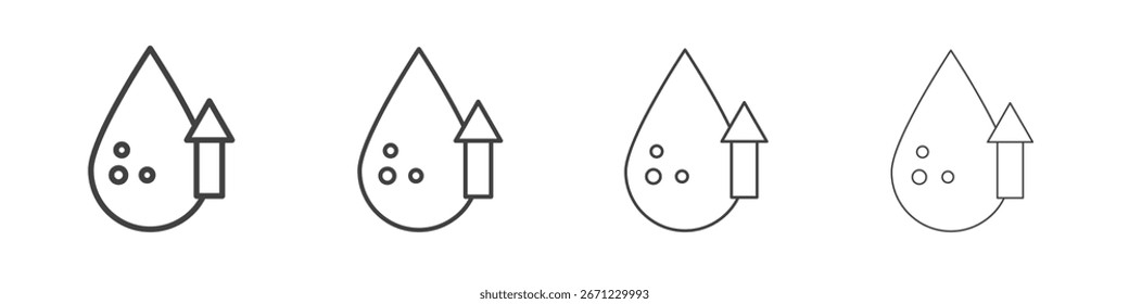 Ícone de colesterol alto. Ícone de linha fina para design e desenvolvimento de sites, desenvolvimento de aplicativos.