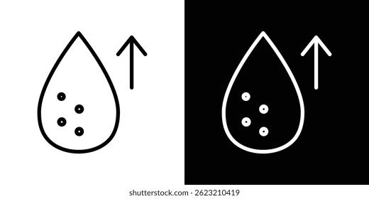 High cholesterol icon vector illustration for web and mobile