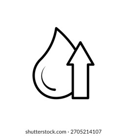 Iconos de colesterol alto Vector de colección.