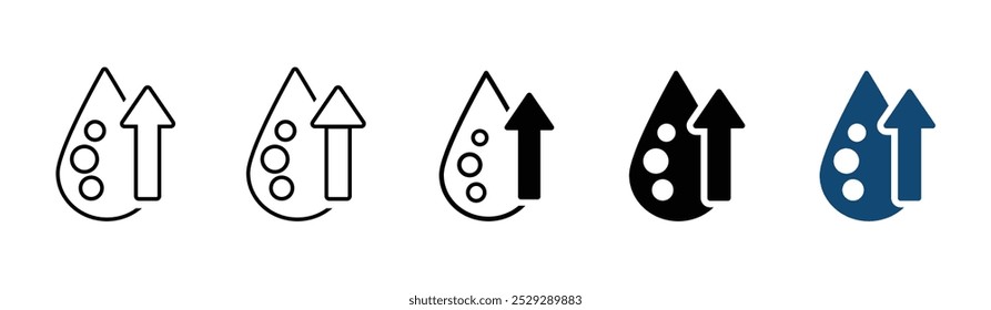 High cholesterol vector icon illustrations. High cholesterol icon