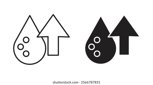 High cholesterol vector line icon illustration