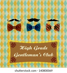 High class gentleman club / Happy Father's Day Greeting Card  