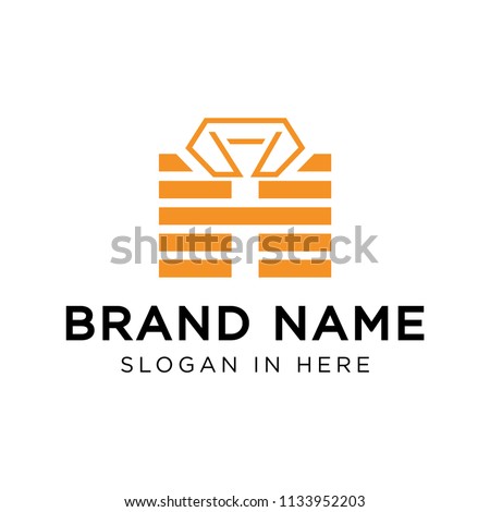 high cloth logo letter