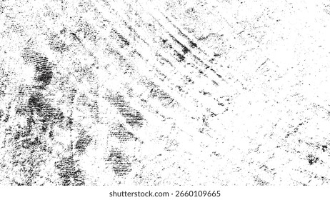 High Contrast Abstract Black White Grunge Texture Overlay