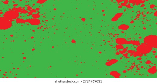 Alto Contraste Preto Splatter no Fundo Azul Sólido