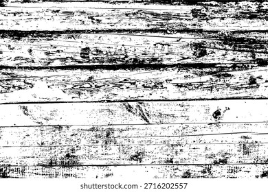 Textura en blanco y negro de alto contraste de superficie de madera agrietada con capas descascaradas y grano áspero, ideal para fondos, superposiciones y Elementos de diseño grunge.