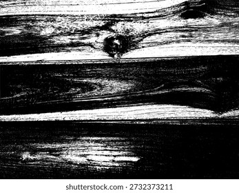 Vector blanco y negro de alto contraste de textura de tablón de madera de teca. Patrón de grano de madera orgánica arenosa para fondo rústico y activos de diseño vintage.