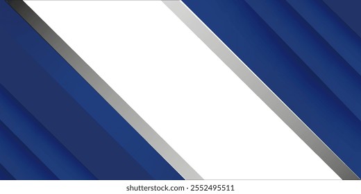 Rayas brillantes de alto contraste azul y blanco. Diseño de Anuncio gráfico de tecnología Abstractas. Antecedentes corporativos de Vector