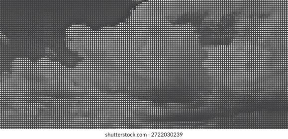 Alto contraste de nubes de masa de medio tono de textura de punto de fondo abstracto malhumorado escala de grises arte de pantalla vintage