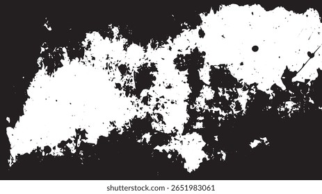 High Contrast Grunge Texture, Abstract Black and White Distressed Background for Overlays and Photo Effects