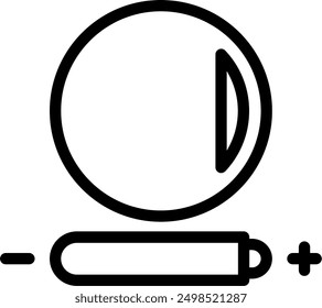 High contrast Line Vector Icon Design