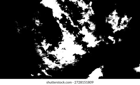 High Contrast Monochrome Sky Cloudscape Weather Element Graphic