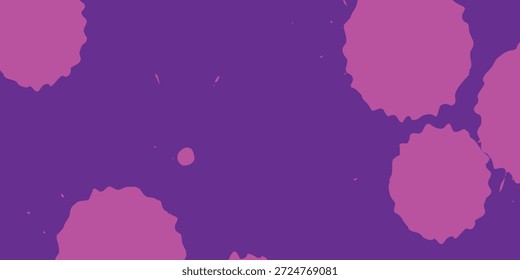 Salpicadura de neón rosa de alto contraste sobre fondo púrpura oscuro