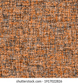 high contrast orange and black threads seamless fabric texture for furniture upholstery gunny matting