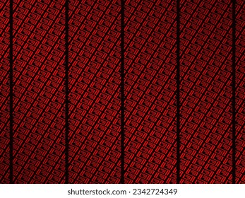 High contrast red and black glossy stripes background. Abstract technology graphic banner design. Vector corporate background.