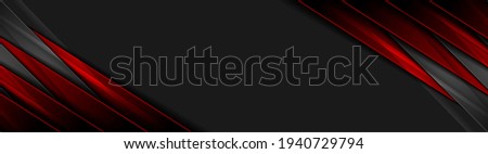 Similar – Image, Stock Photo Background of black, red and beige white leather