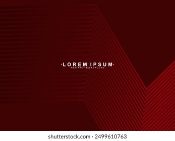 Fondo de rayas rojas degradadas brillantes de alto contraste. Fondo rojo con patrón moderno. Diseño de Anuncio gráfico de tecnología Abstractas. Antecedentes corporativos de Vector.