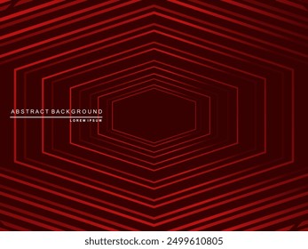 High contrast shiny gradient red stripes background. Red background with modern pattern. Abstract technology graphic banner design. Vector corporate background.