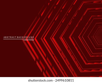 High contrast shiny gradient red stripes background. Red background with modern pattern. Abstract technology graphic banner design. Vector corporate background.