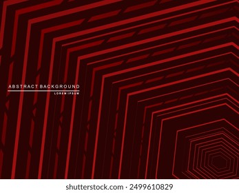 High contrast shiny gradient red stripes background. Red background with modern pattern. Abstract technology graphic banner design. Vector corporate background.