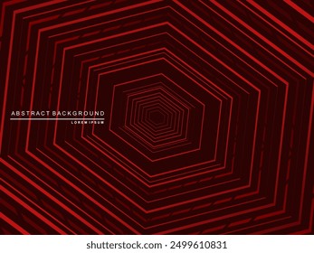 Fondo de rayas rojas degradadas brillantes de alto contraste. Fondo rojo con patrón moderno. Diseño de Anuncio gráfico de tecnología Abstractas. Antecedentes corporativos de Vector.