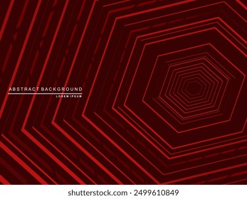 Fondo de rayas rojas degradadas brillantes de alto contraste. Fondo rojo con patrón moderno. Diseño de Anuncio gráfico de tecnología Abstractas. Antecedentes corporativos de Vector.