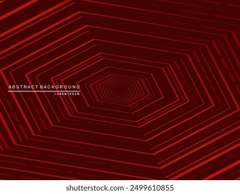 High contrast shiny gradient red stripes background. Red background with modern pattern. Abstract technology graphic banner design. Vector corporate background.