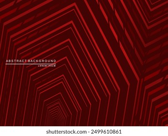 High contrast shiny gradient red stripes background. Red background with modern pattern. Abstract technology graphic banner design. Vector corporate background.
