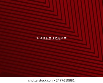 Fondo de rayas rojas degradadas brillantes de alto contraste. Fondo rojo con patrón moderno. Diseño de Anuncio gráfico de tecnología Abstractas. Antecedentes corporativos de Vector.