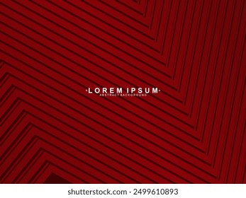 Fondo de rayas rojas degradadas brillantes de alto contraste. Fondo rojo con patrón moderno. Diseño de Anuncio gráfico de tecnología Abstractas. Antecedentes corporativos de Vector.