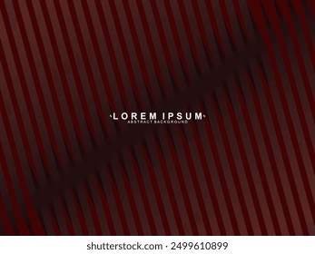 High contrast shiny gradient red stripes background. Red background with modern pattern. Abstract technology graphic banner design. Vector corporate background.