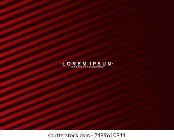 High contrast shiny gradient red stripes background. Red background with modern pattern. Abstract technology graphic banner design. Vector corporate background.