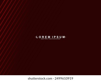 High contrast shiny gradient red stripes background. Red background with modern pattern. Abstract technology graphic banner design. Vector corporate background.