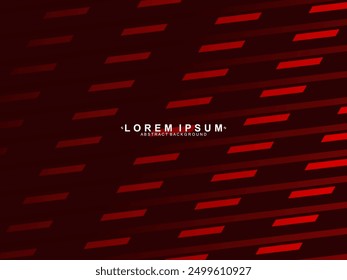 Fondo de rayas rojas degradadas brillantes de alto contraste. Fondo rojo con patrón moderno. Diseño de Anuncio gráfico de tecnología Abstractas. Antecedentes corporativos de Vector.